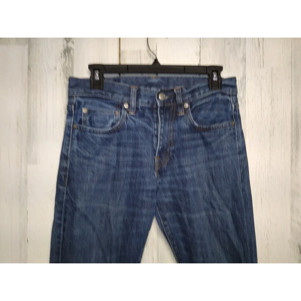 J. Crew 484 Jeans Men 28x32 Blue Slim Fit Dark Wash Kaihara Denim (30x31)